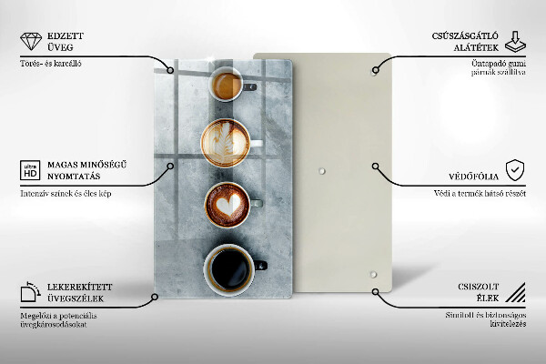 Copri piano cottura Cucina - tazze da caffè