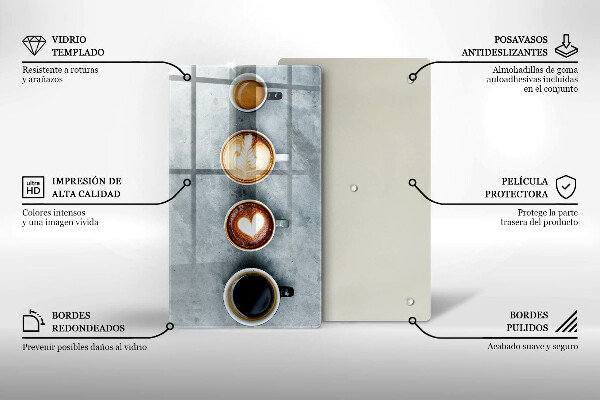 Copri piano cottura Cucina - tazze da caffè