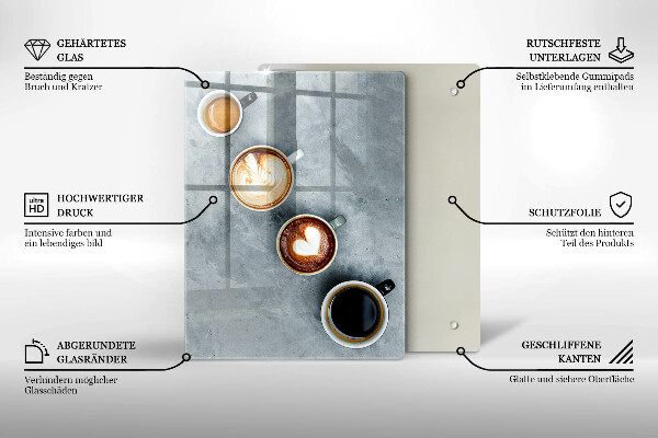 Copri piano cottura Cucina - tazze da caffè