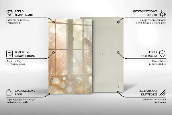 Copri piano cottura Fiocchi di neve