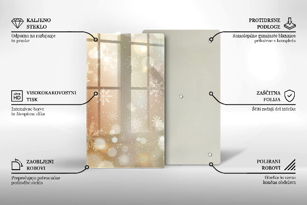 Copri piano cottura Fiocchi di neve