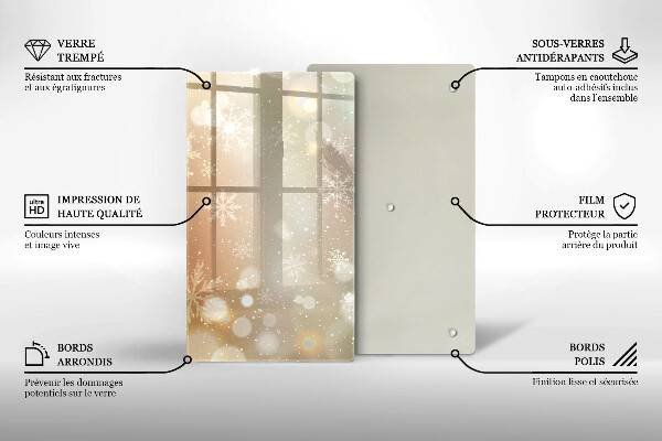 Copri piano cottura Fiocchi di neve