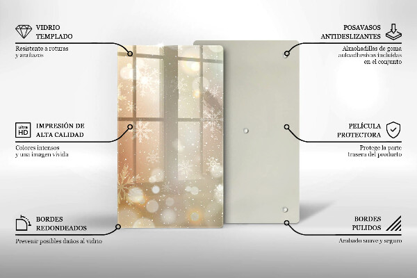 Copri piano cottura Fiocchi di neve