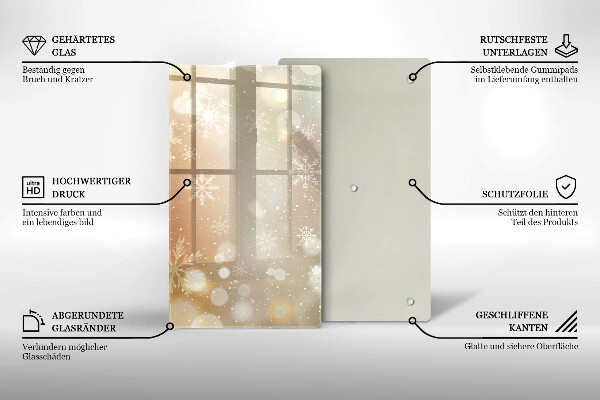 Copri piano cottura Fiocchi di neve