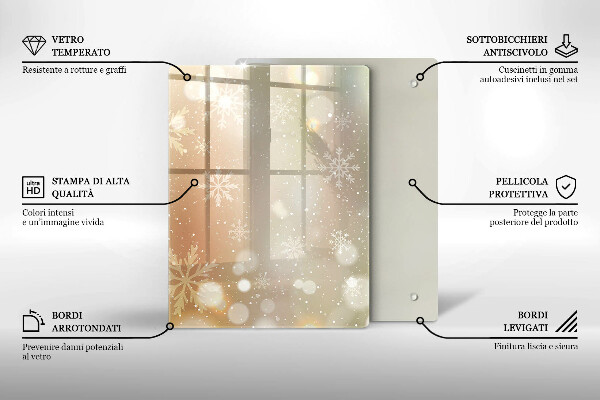 Copri piano cottura Fiocchi di neve