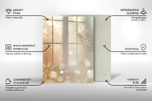 Copri piano cottura Fiocchi di neve