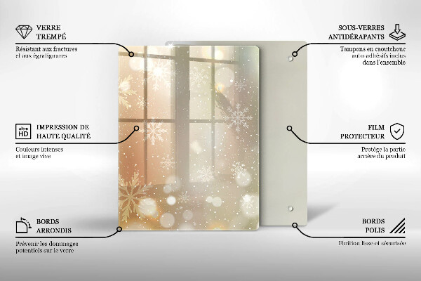Copri piano cottura Fiocchi di neve