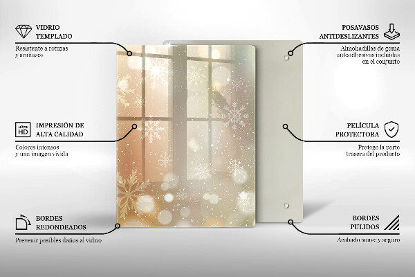 Copri piano cottura Fiocchi di neve