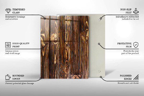 Copri piano cottura Struttura del legno