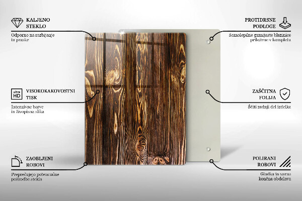 Copri piano cottura Struttura del legno