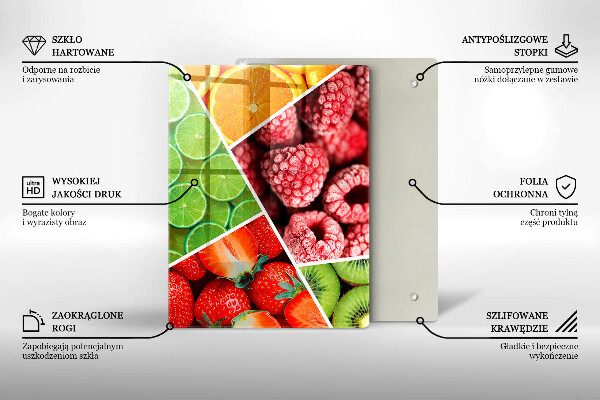 Copri piano cottura Frutti colorati