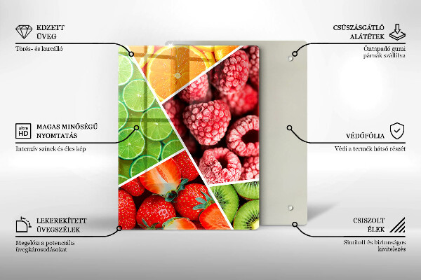 Copri piano cottura Frutti colorati