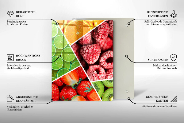 Copri piano cottura Frutti colorati