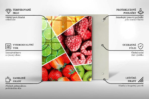 Copri piano cottura Frutti colorati