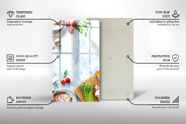 Copri piano cottura Ingredienti in cucina