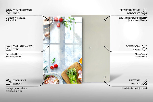 Copri piano cottura Ingredienti in cucina