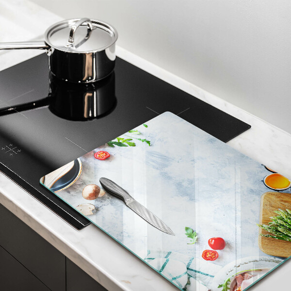 Copri piano cottura Ingredienti in cucina