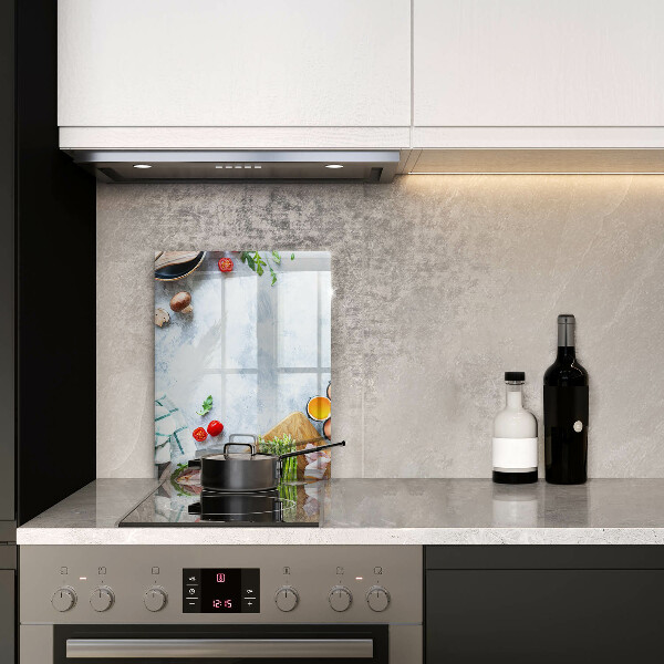 Copri piano cottura Ingredienti in cucina