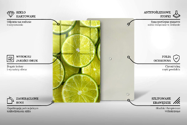 Copri piano cottura Fette di lime