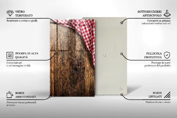 Copri piano cottura Tavolo di legno