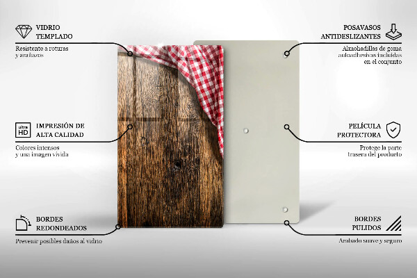 Copri piano cottura Tavolo di legno