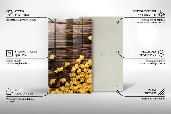 Copri piano cottura Pasta in tavola