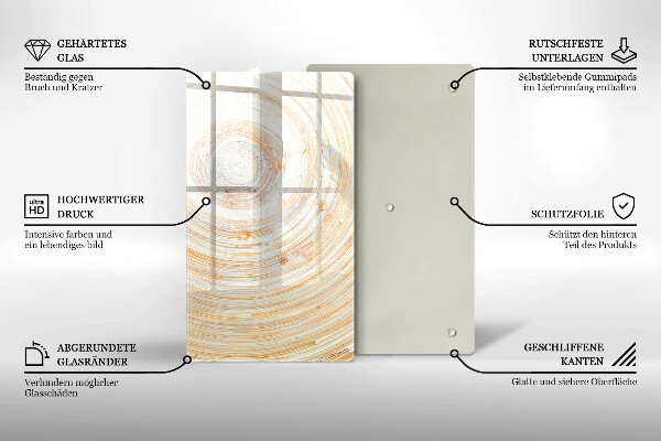 Copri piano cottura Struttura del legno