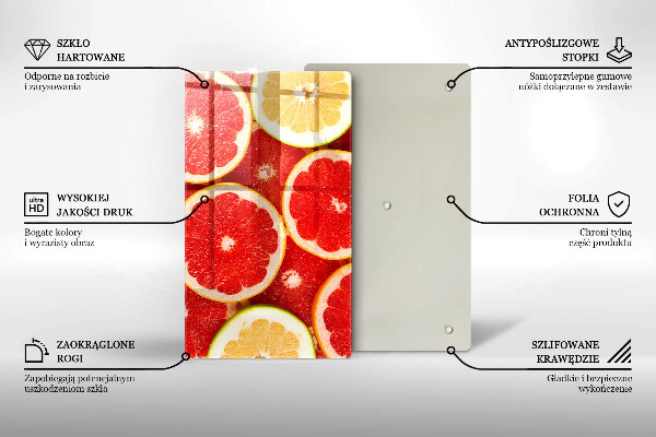 Copri piano cottura Fette di pompelmo