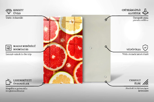 Copri piano cottura Fette di pompelmo