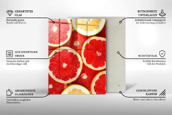 Copri piano cottura Fette di pompelmo