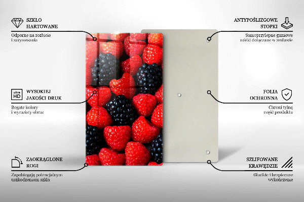 Copri piano cottura Lamponi e more