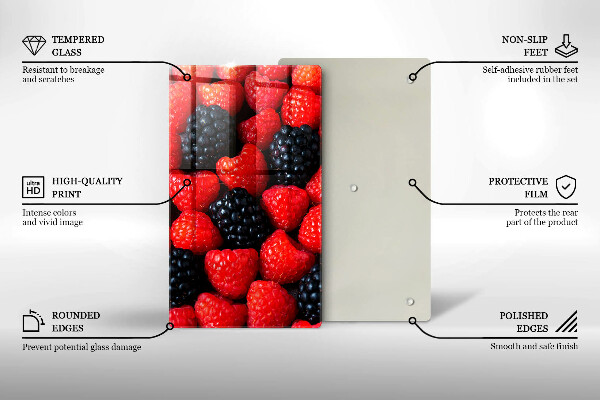 Copri piano cottura Lamponi e more