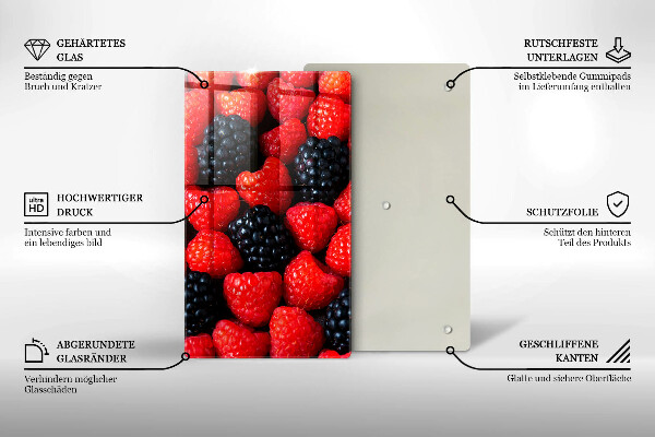 Copri piano cottura Lamponi e more