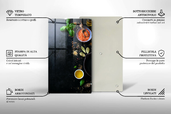 Copri piano cottura Ciotole di spezie