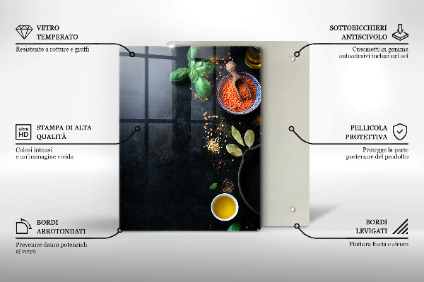 Copri piano cottura Ciotole di spezie