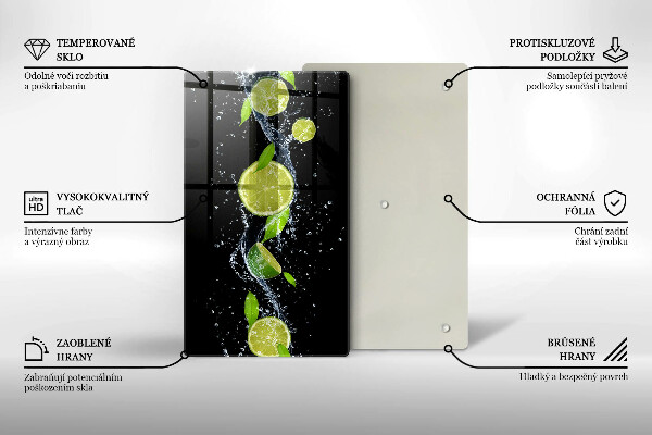 Copri piano induzione Limette succose in acqua
