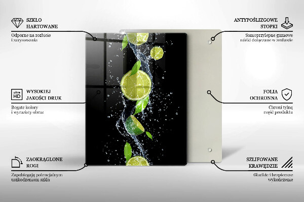 Copri piano induzione Limette succose in acqua