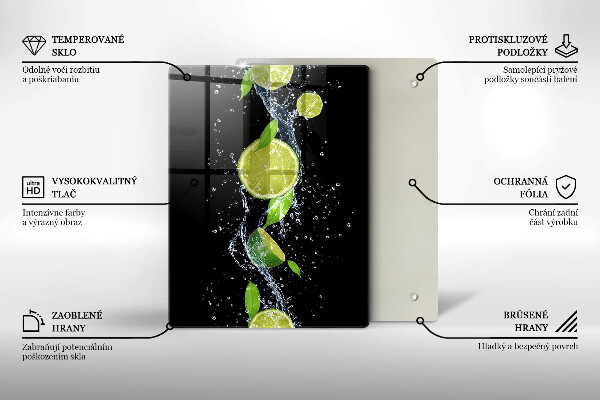Copri piano induzione Limette succose in acqua