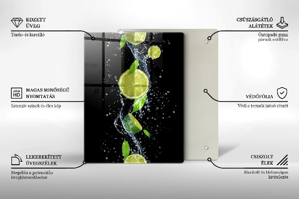 Copri piano induzione Limette succose in acqua