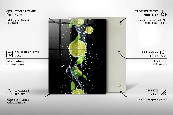 Copri piano induzione Limette succose in acqua