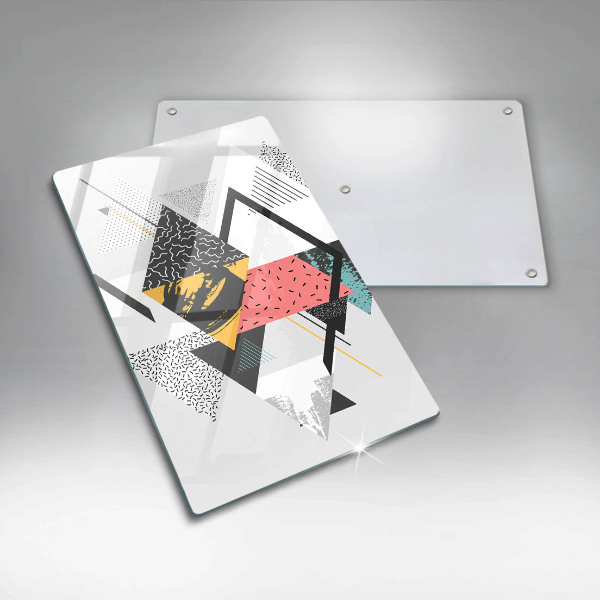 Copri piano induzione Triangoli astratti