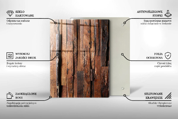 Copri fornello cucina Tavole di legno decorative