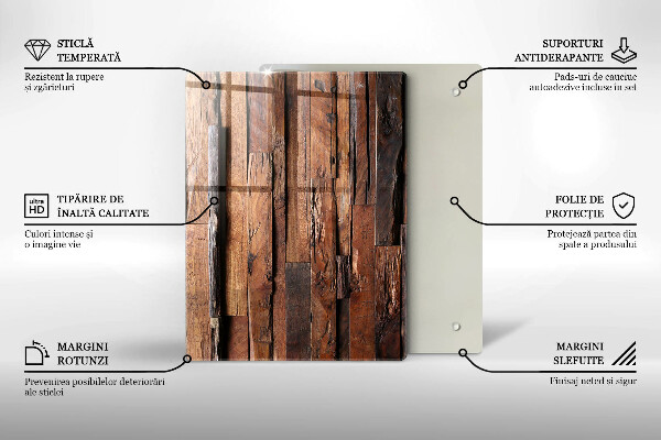 Copri fornello cucina Tavole di legno decorative