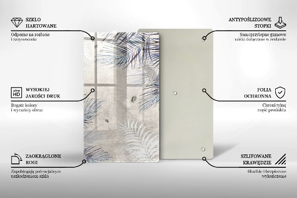 Copri piano induzione Foglie sottili
