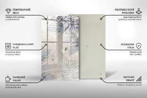Copri piano induzione Foglie sottili