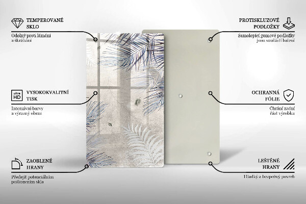 Copri piano induzione Foglie sottili