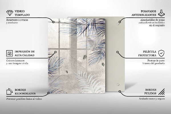 Copri piano induzione Foglie sottili