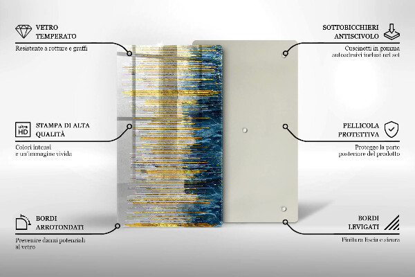 Copri piano induzione Astrazione del designer