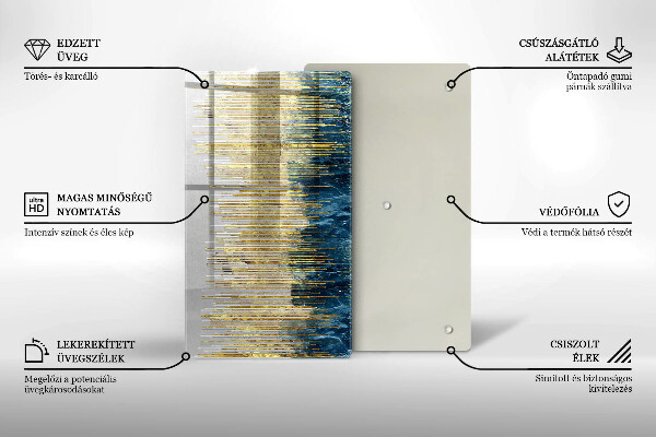 Copri piano induzione Astrazione del designer