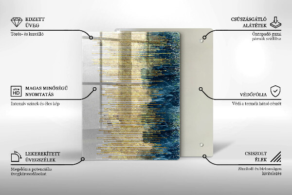 Copri piano induzione Astrazione del designer